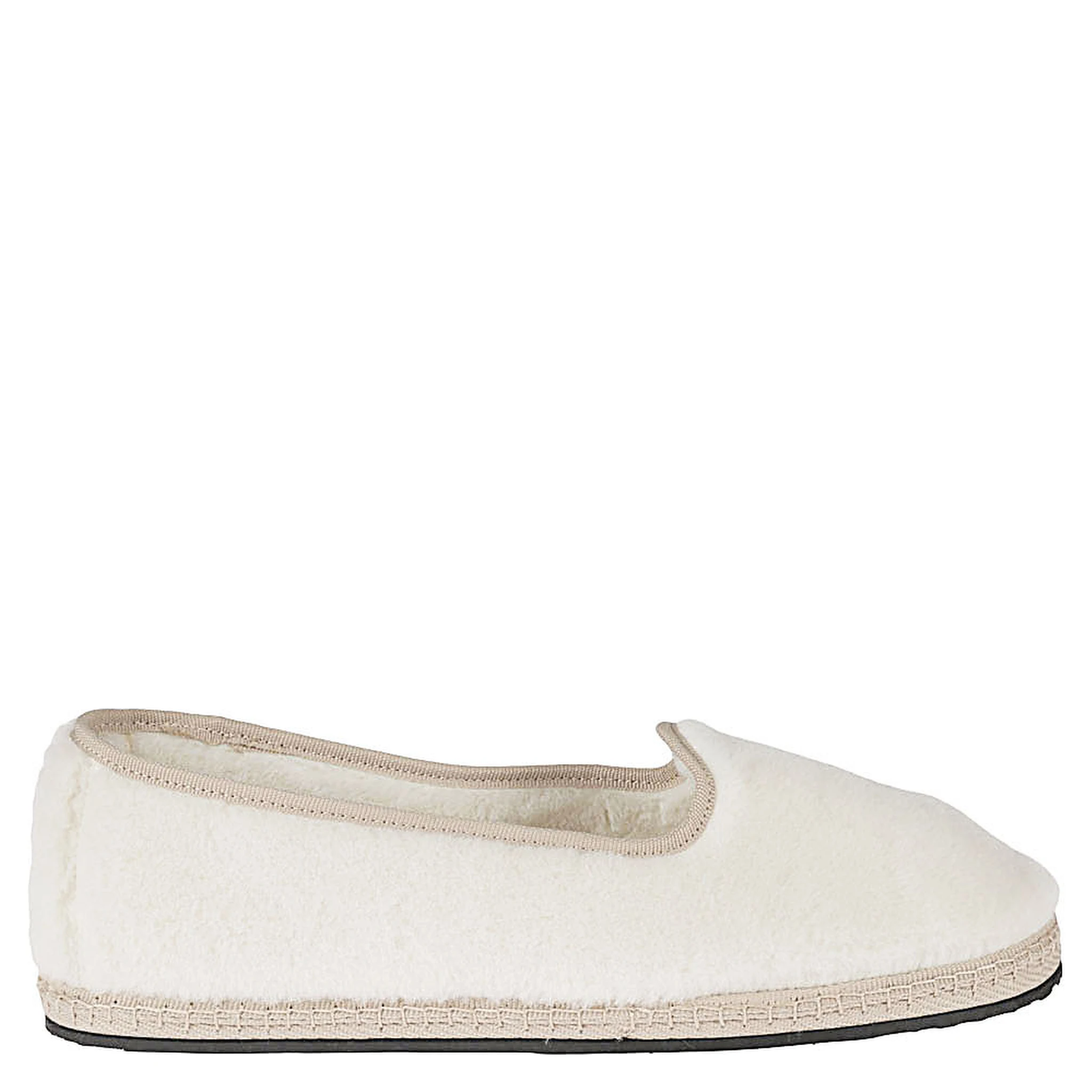 White White Friulana Alpaca Wool Ballet Flats
