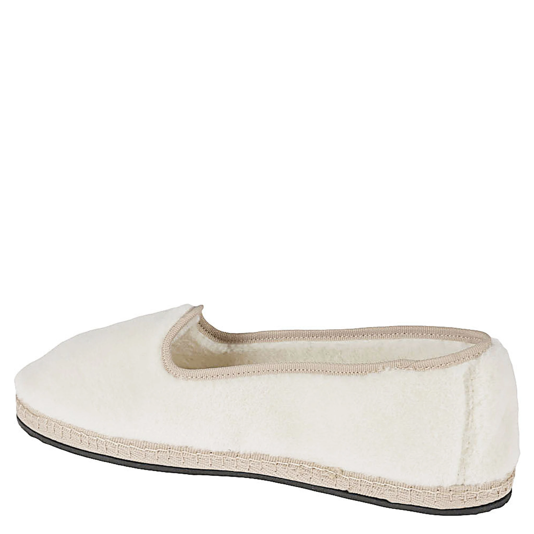 White White Friulana Alpaca Wool Ballet Flats