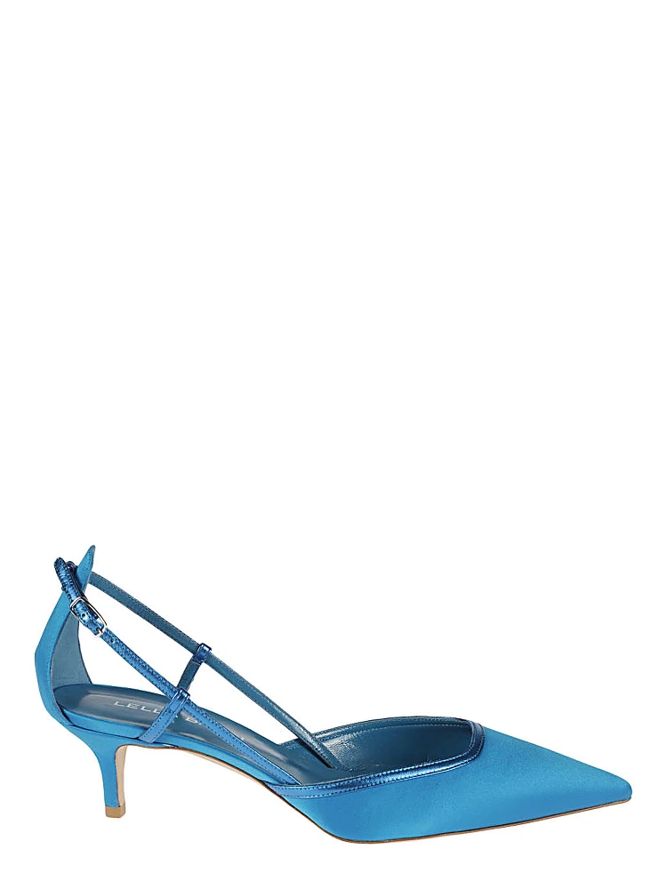 Blue Leather Pump