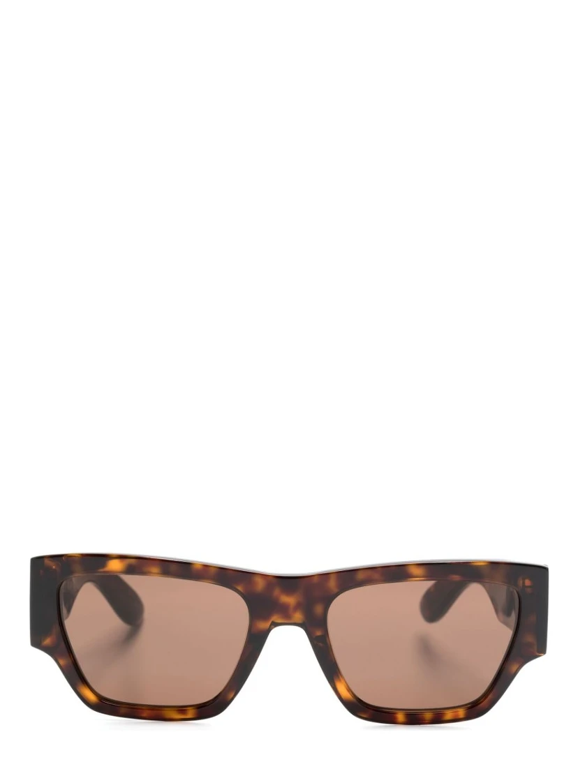 Square-frame Sunglasses In Nude