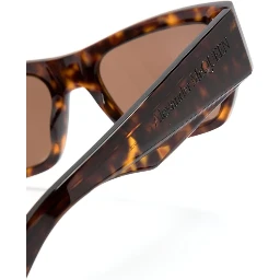 Square-frame Sunglasses In Nude
