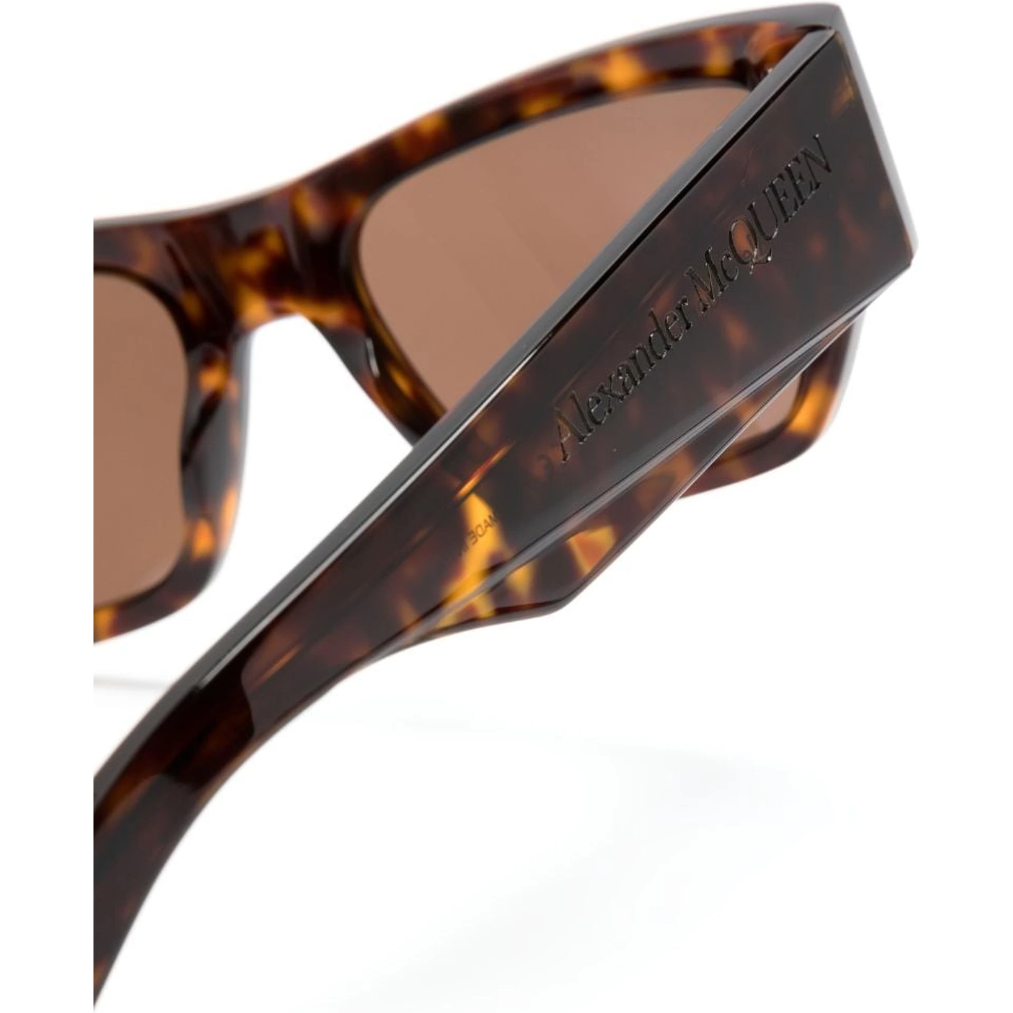 Square-frame Sunglasses In Nude