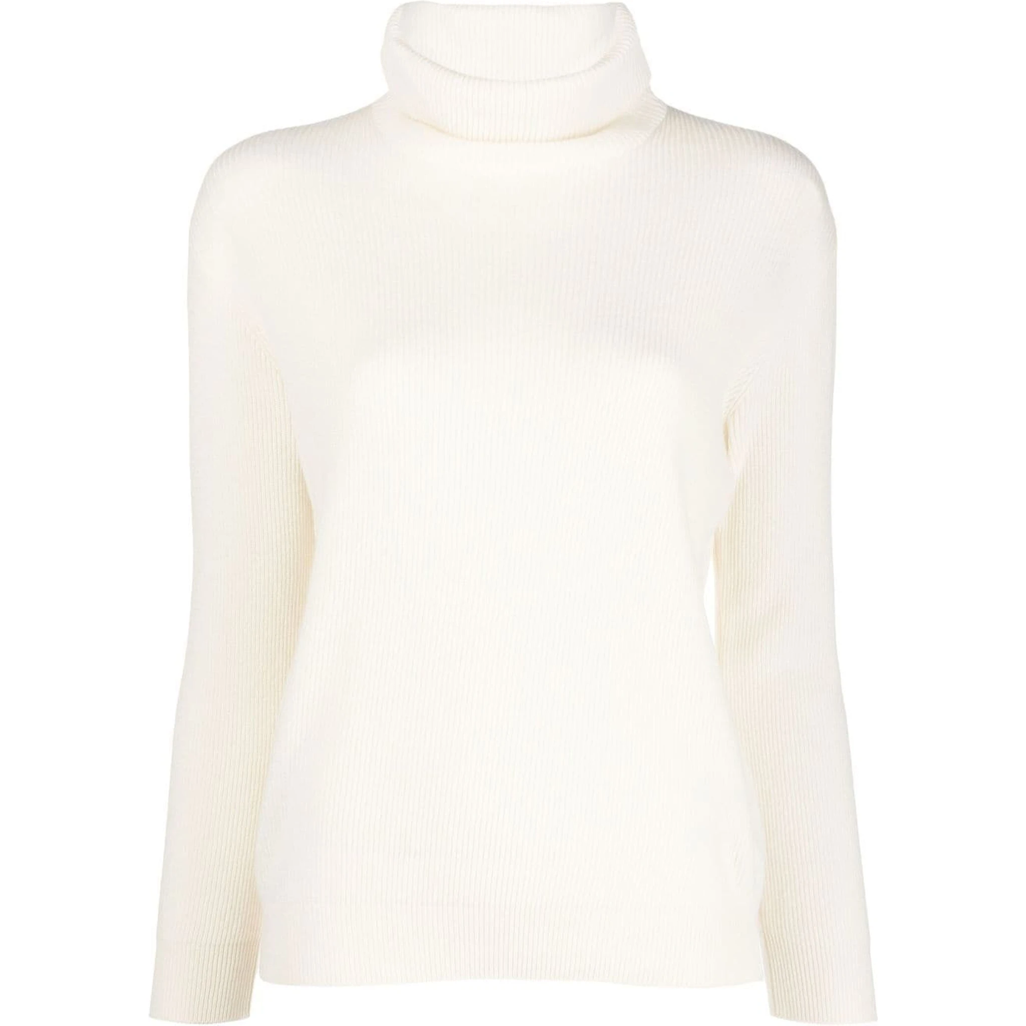 Brunello Cucinelli Women's Cashmere Turtleneck Sweater In White