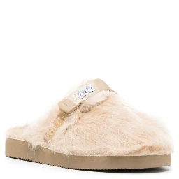 Zavo 2-EU faux-fur slides