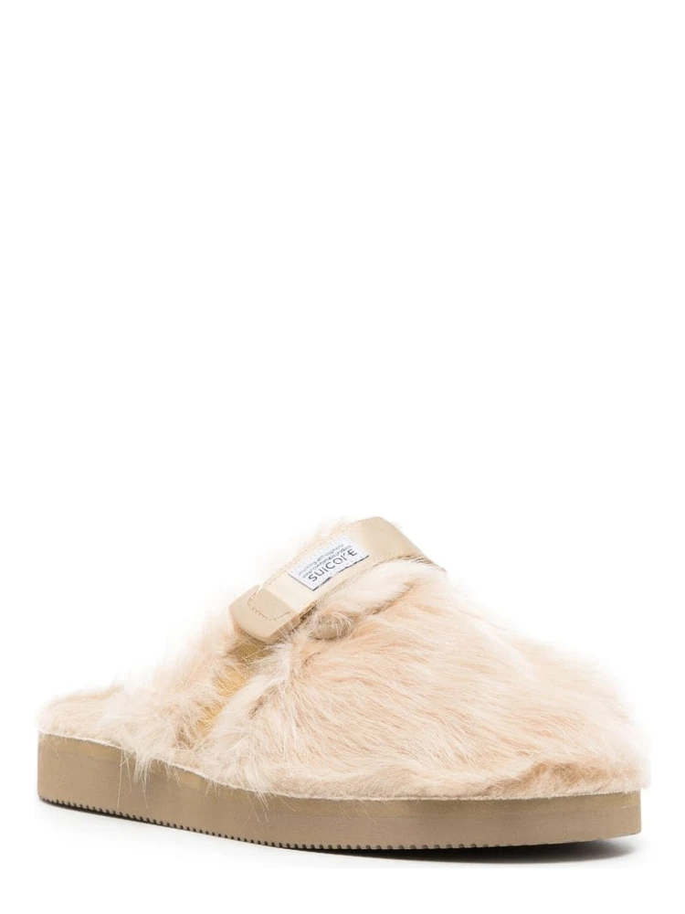 Zavo 2-EU faux-fur slides alternative