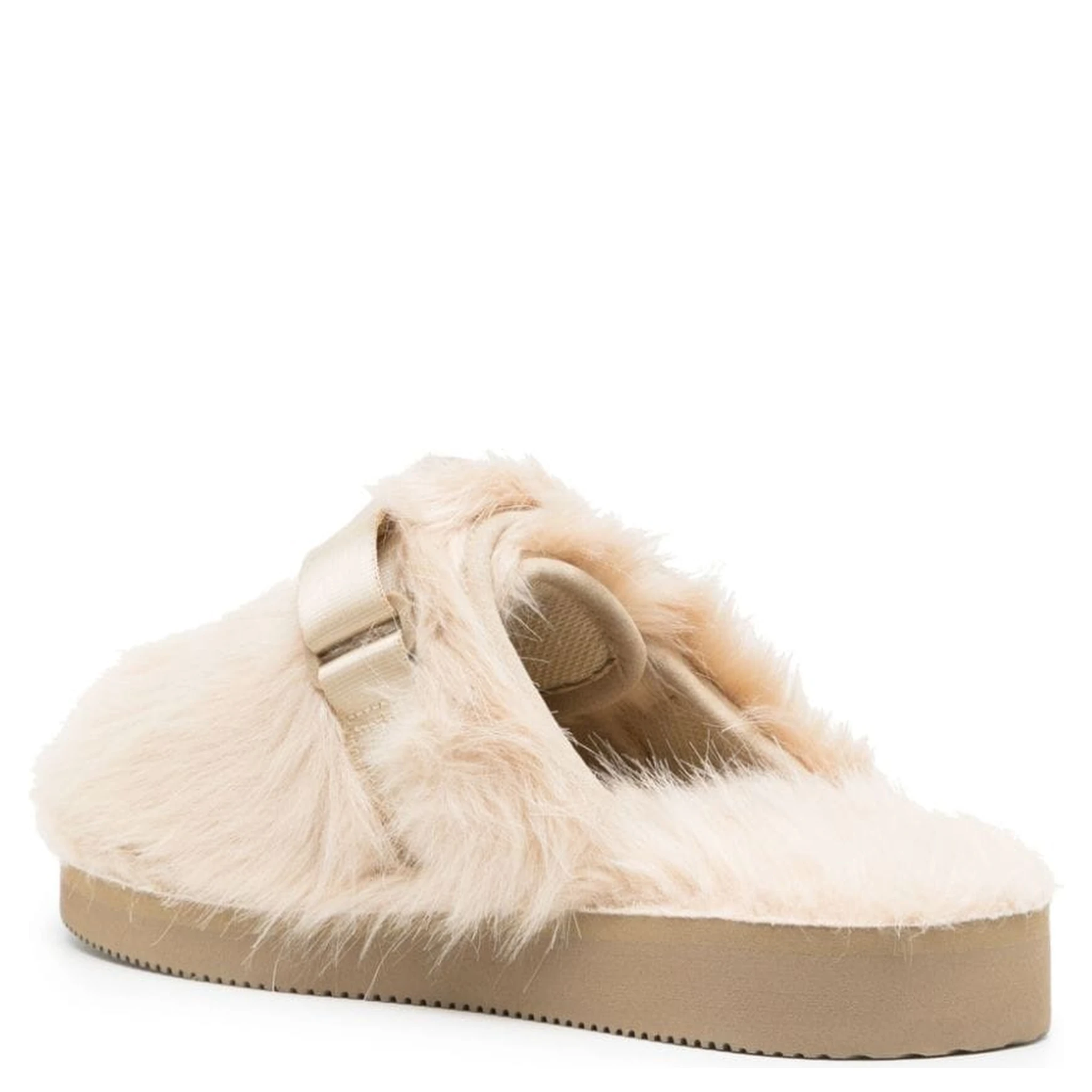 Zavo 2-EU faux-fur slides