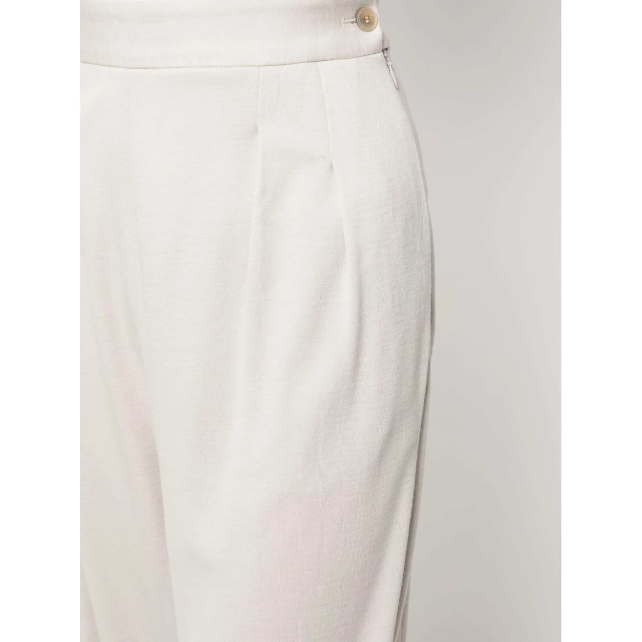 pleated wool trousers