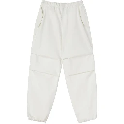 tapered cotton trousers