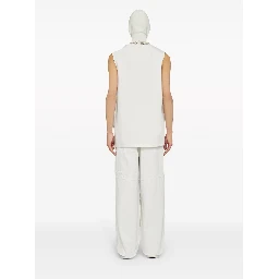 tapered cotton trousers