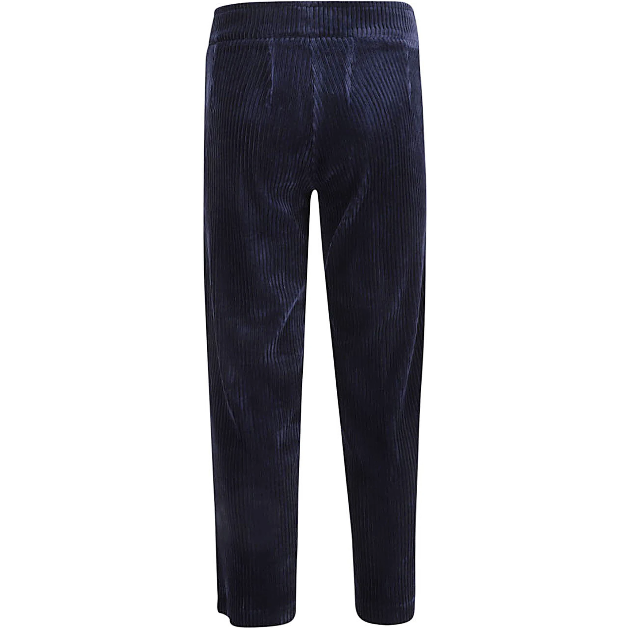 Corduroy Cropped Trousers In Blue