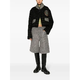 Checked Cropped Jacket