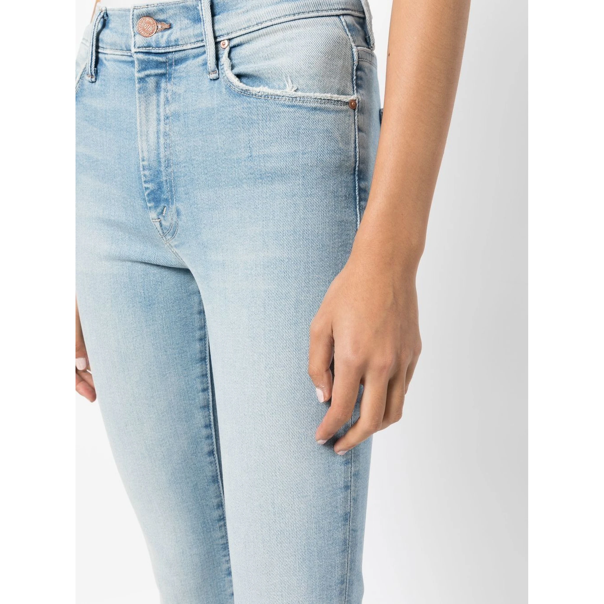 The Weekender Fray Jeans In Blue