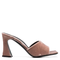 85mm Solhene velvet sandals