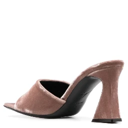 85mm Solhene velvet sandals