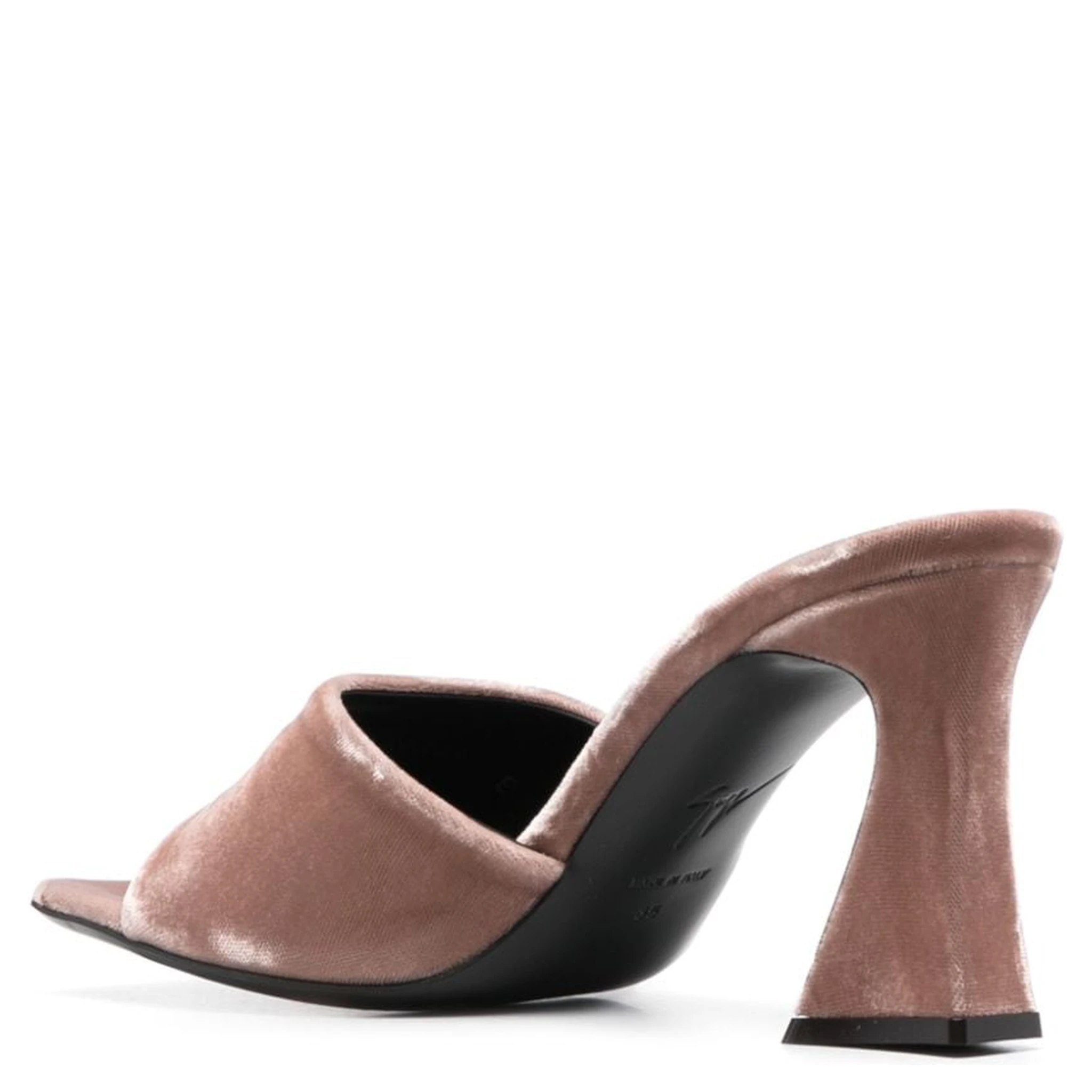 85mm Solhene velvet sandals