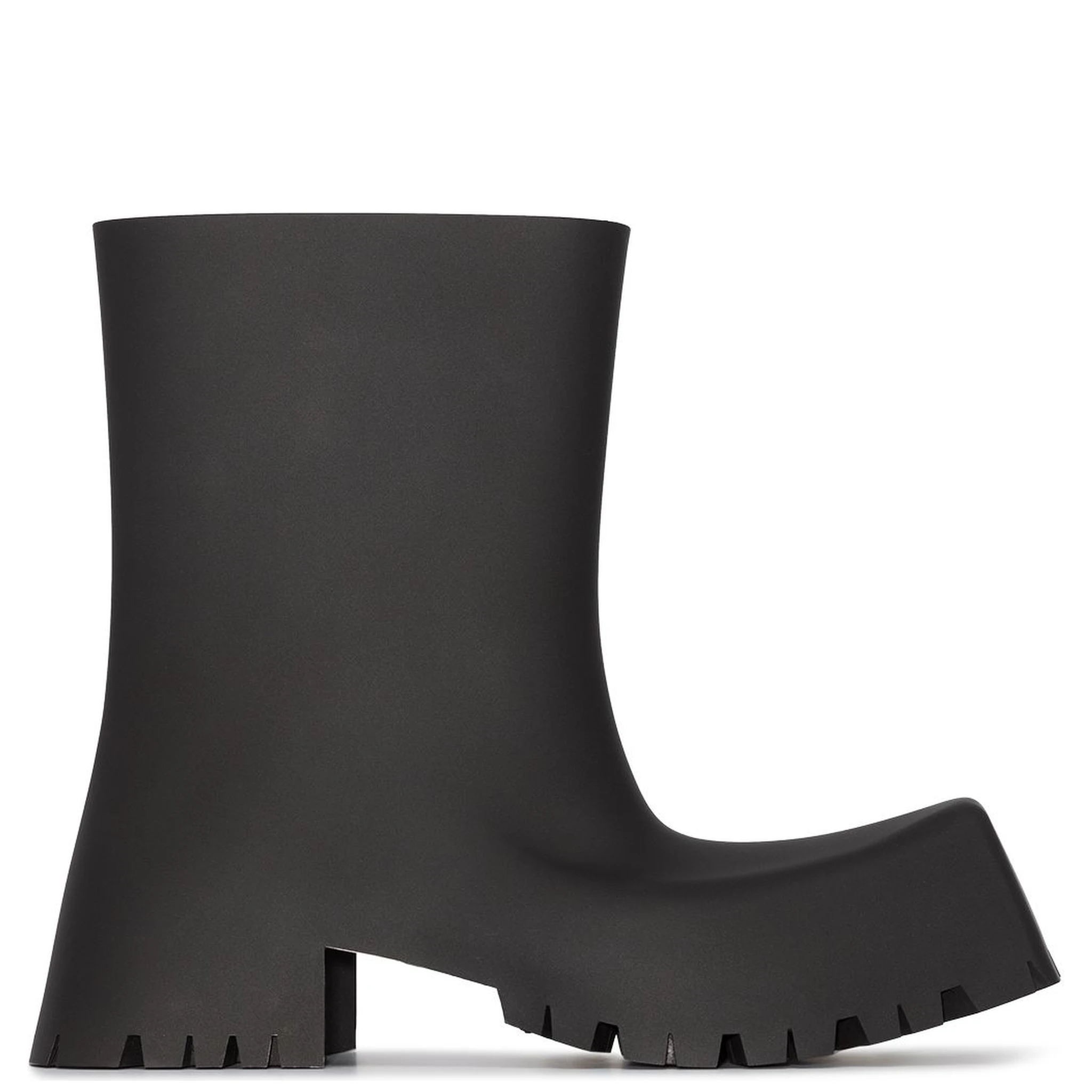 Trooper Rubber Ankle Boots In Black