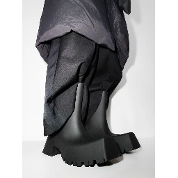 Trooper Rubber Ankle Boots In Black