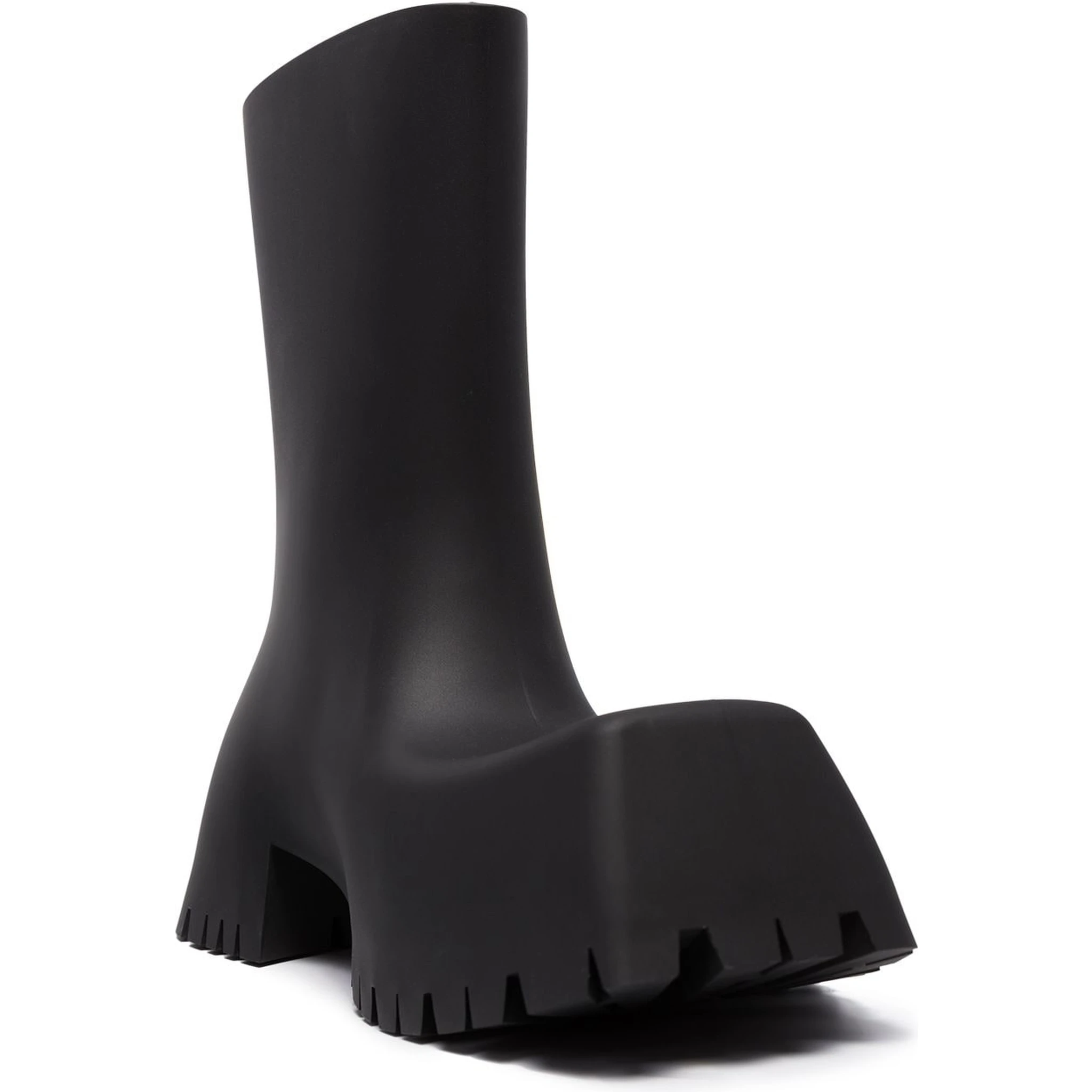 Trooper Rubber Ankle Boots In Black