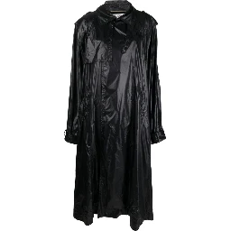 Long-sleeved Padded Coat In Black