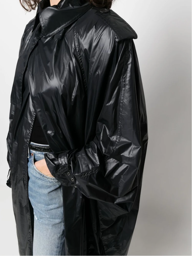 Long-sleeved Padded Coat In Black alternative
