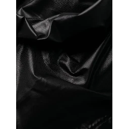 Long-sleeved Padded Coat In Black