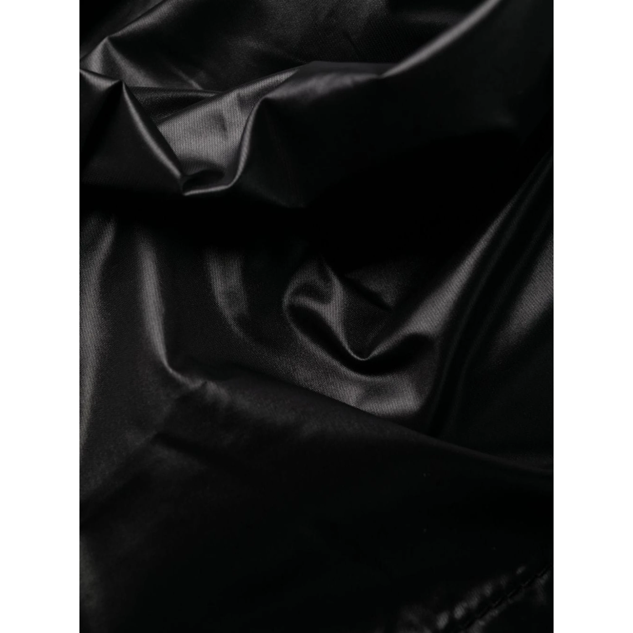 Long-sleeved Padded Coat In Black