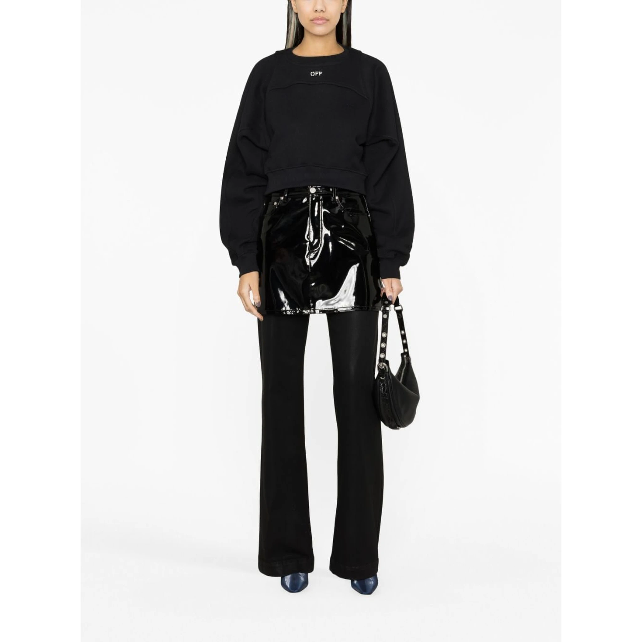 Off White Sweaters Black