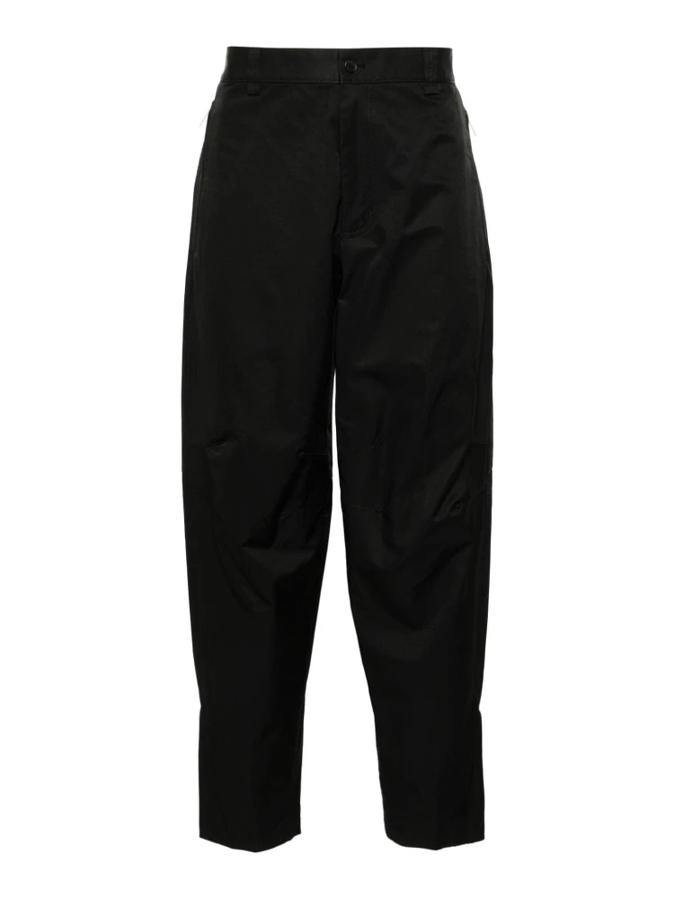 tapered-cut biker trousers