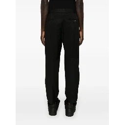 tapered-cut biker trousers