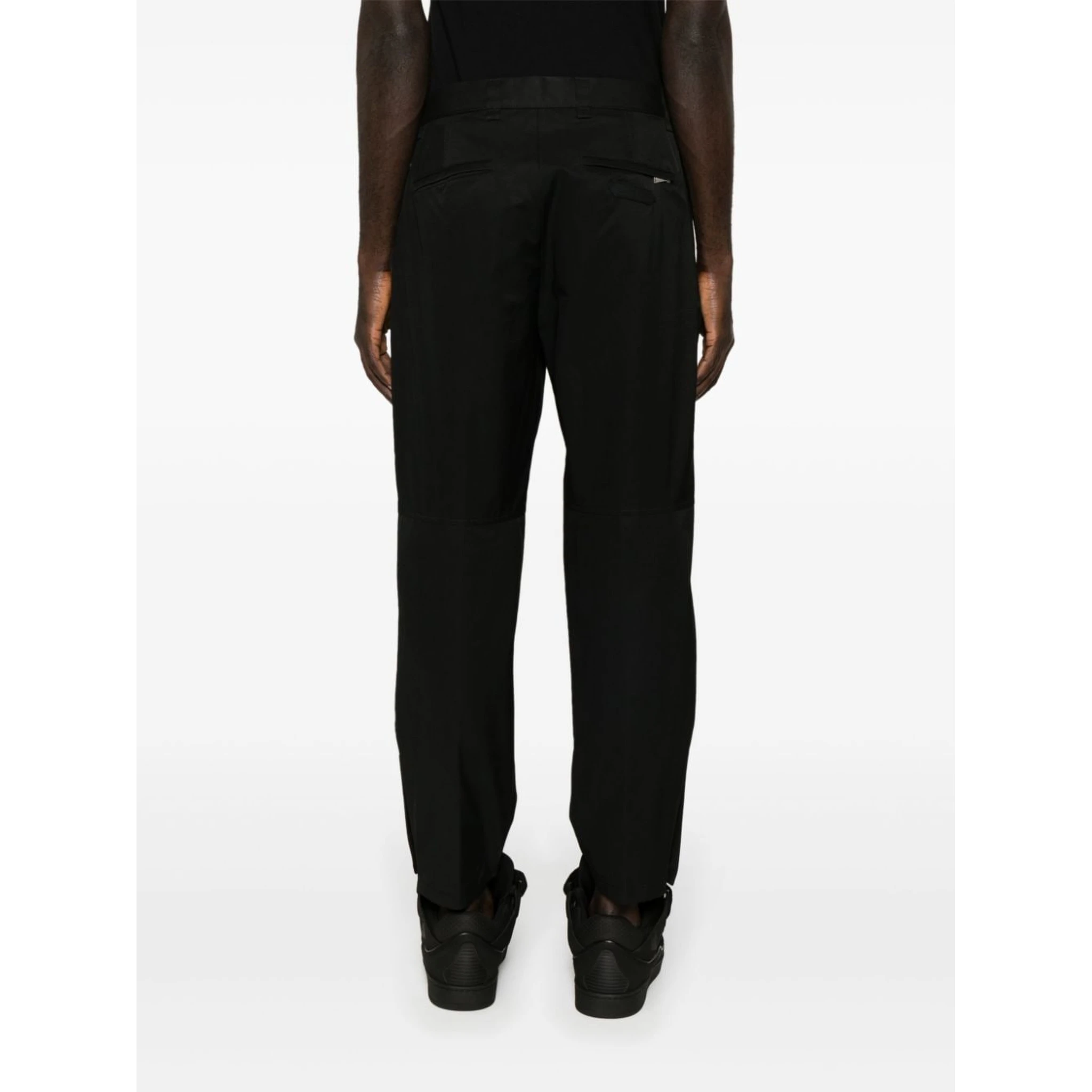 tapered-cut biker trousers