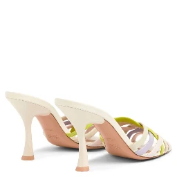 West 90mm Leather Sandals In Pastel Multicolour