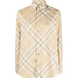 Vintage-check cotton shirt