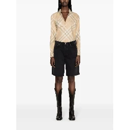 Vintage-check cotton shirt