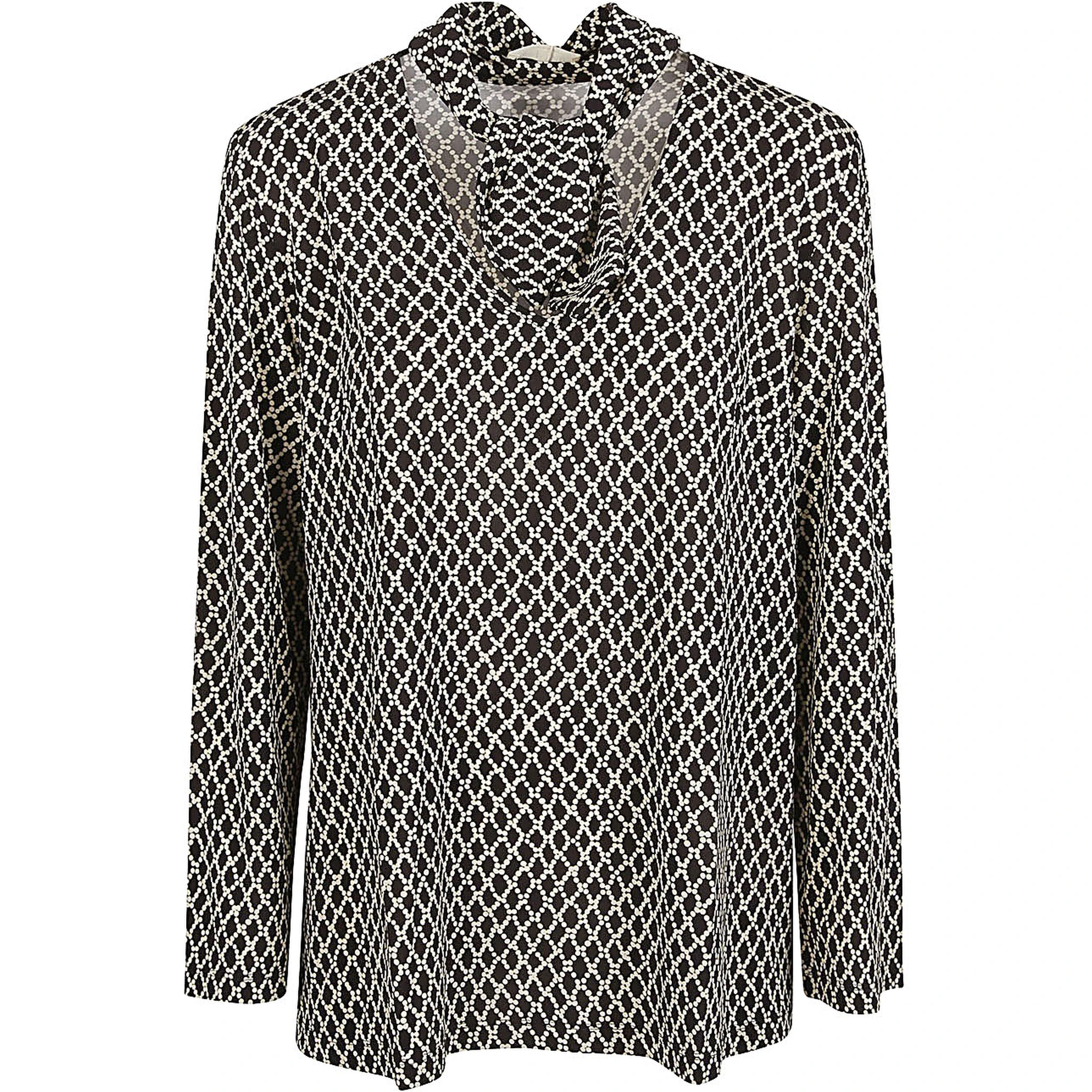 Printed Blouse In Black