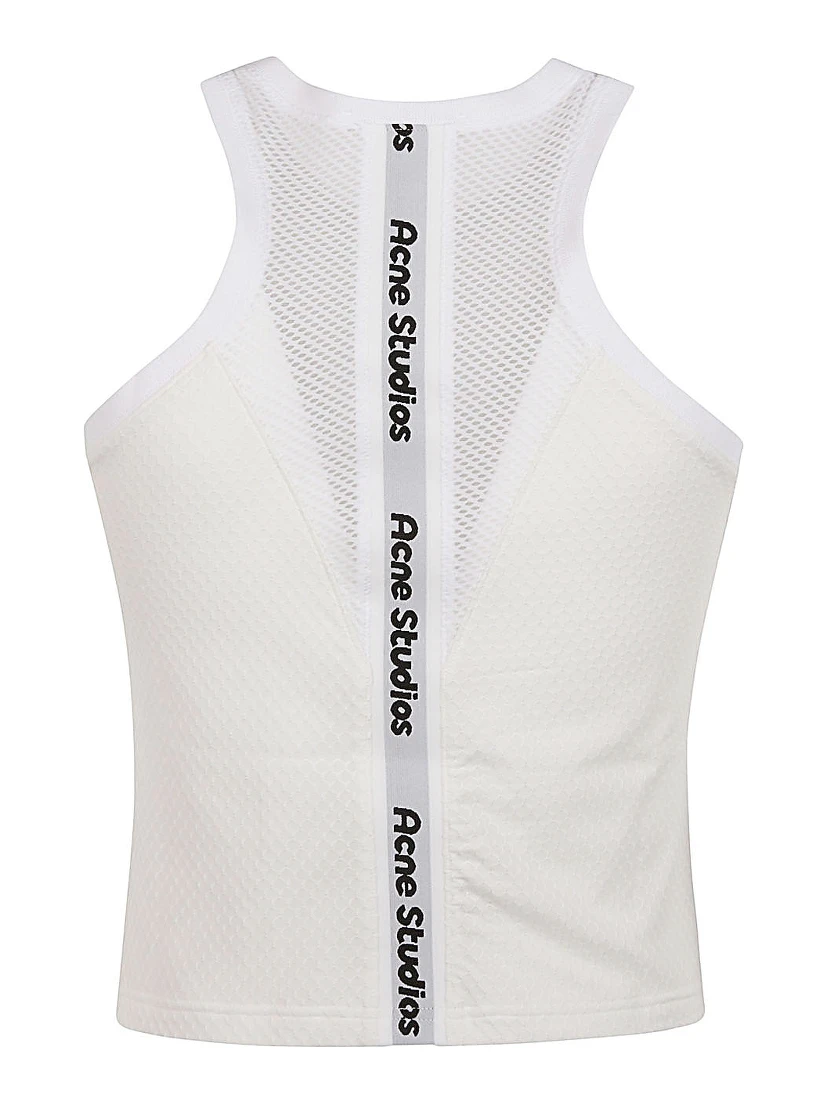 Ebot Tech Tank Top In White