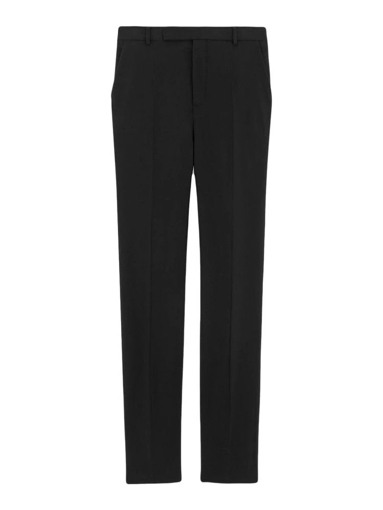 High-Waisted Pants In Faille