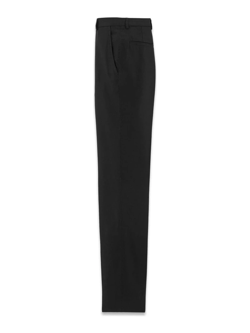 High-Waisted Pants In Faille