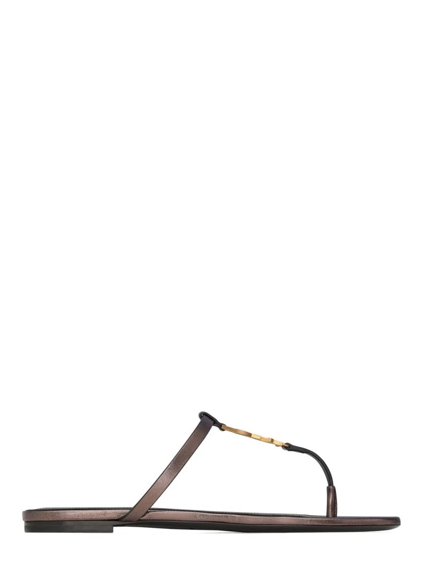 Cassandra leather flip flops