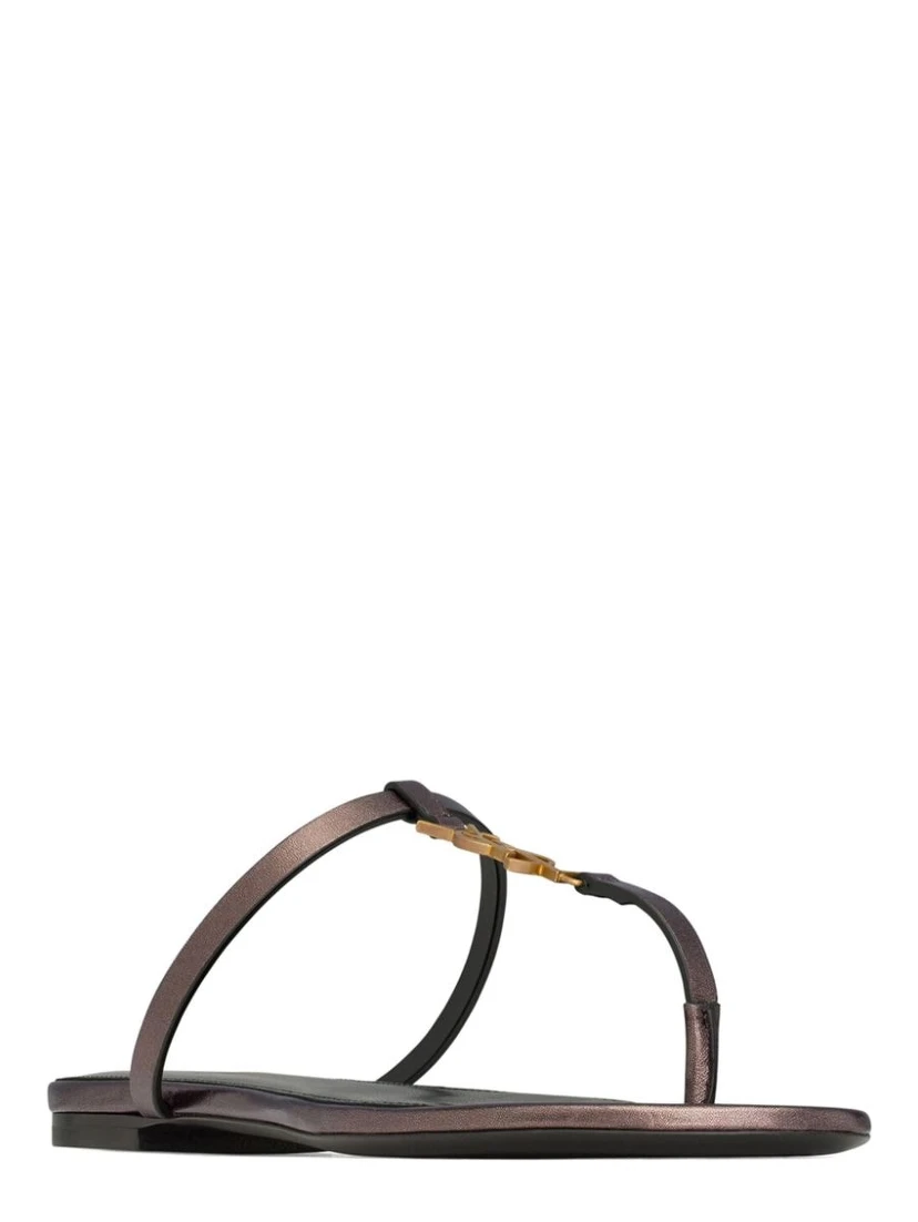 Cassandra leather flip flops