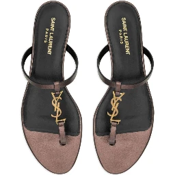 Cassandra leather flip flops