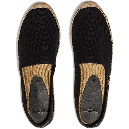 logo-embroidered espadrilles