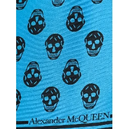 Alexander Mc Queen Skull Silk Scarf