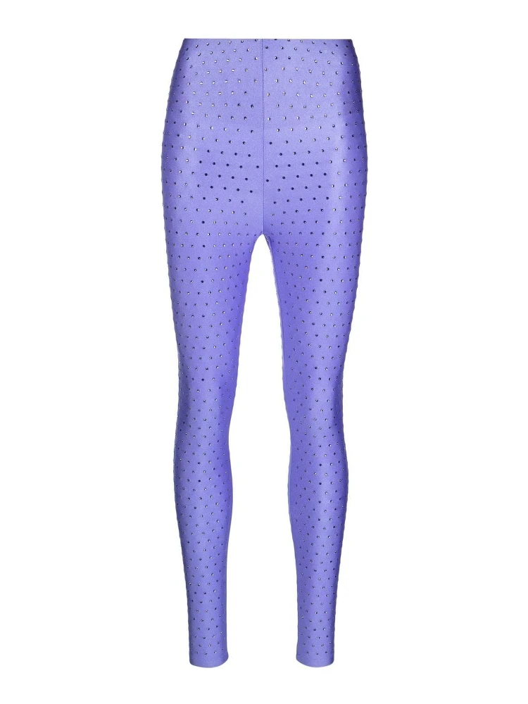 Embellished Stretch Nylon Leggings
