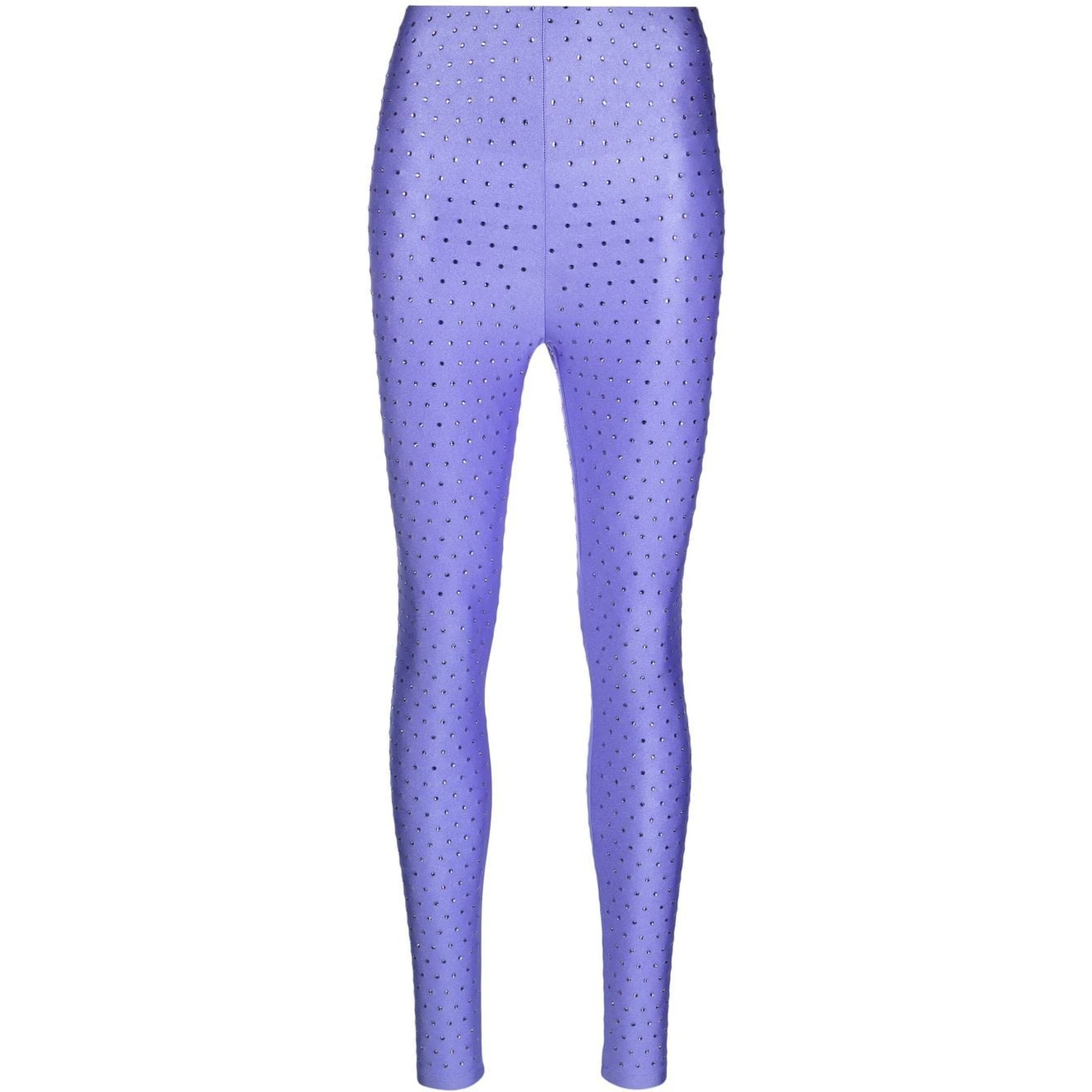 Embellished Stretch Nylon Leggings