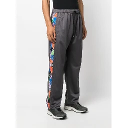 bandana-panel track pants