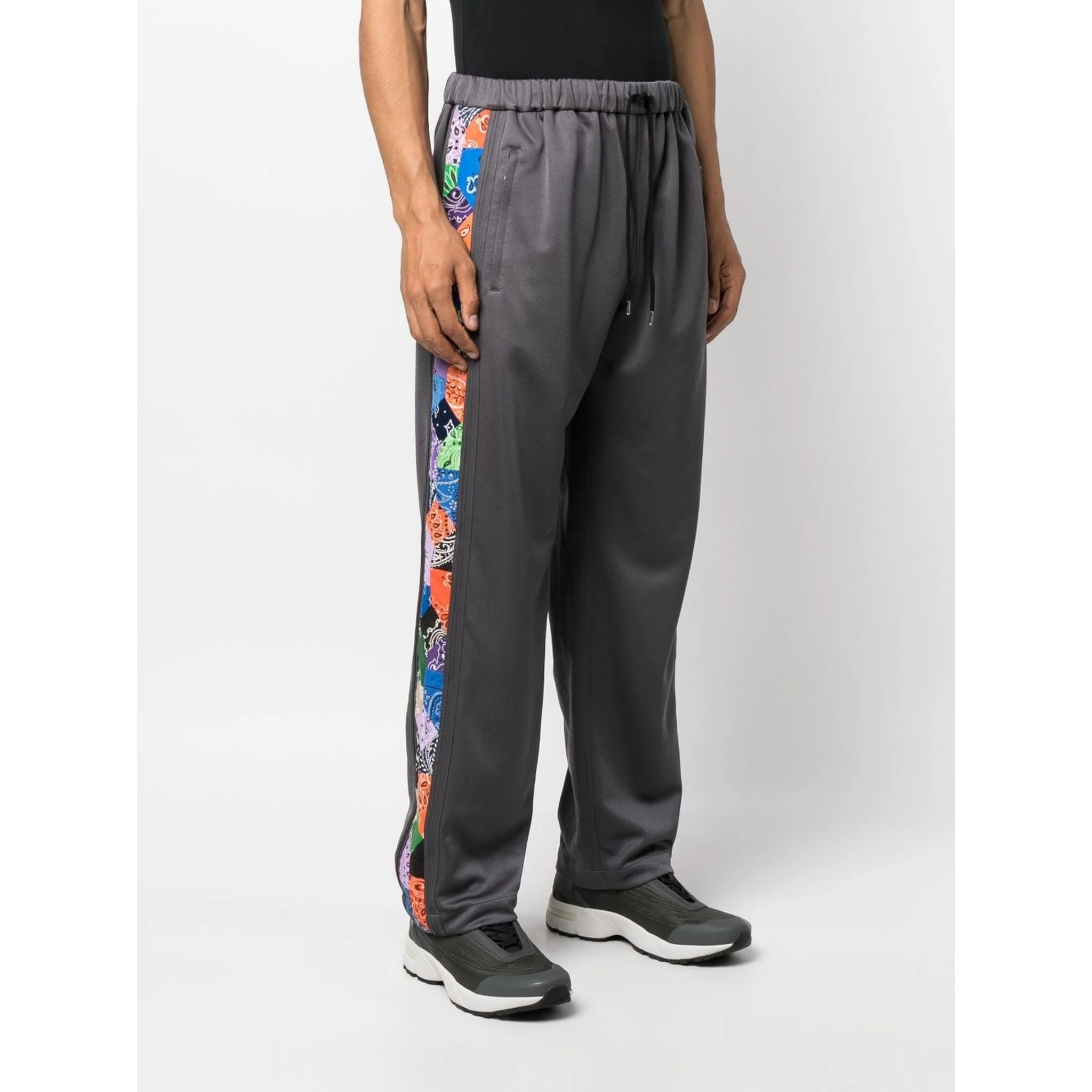 bandana-panel track pants