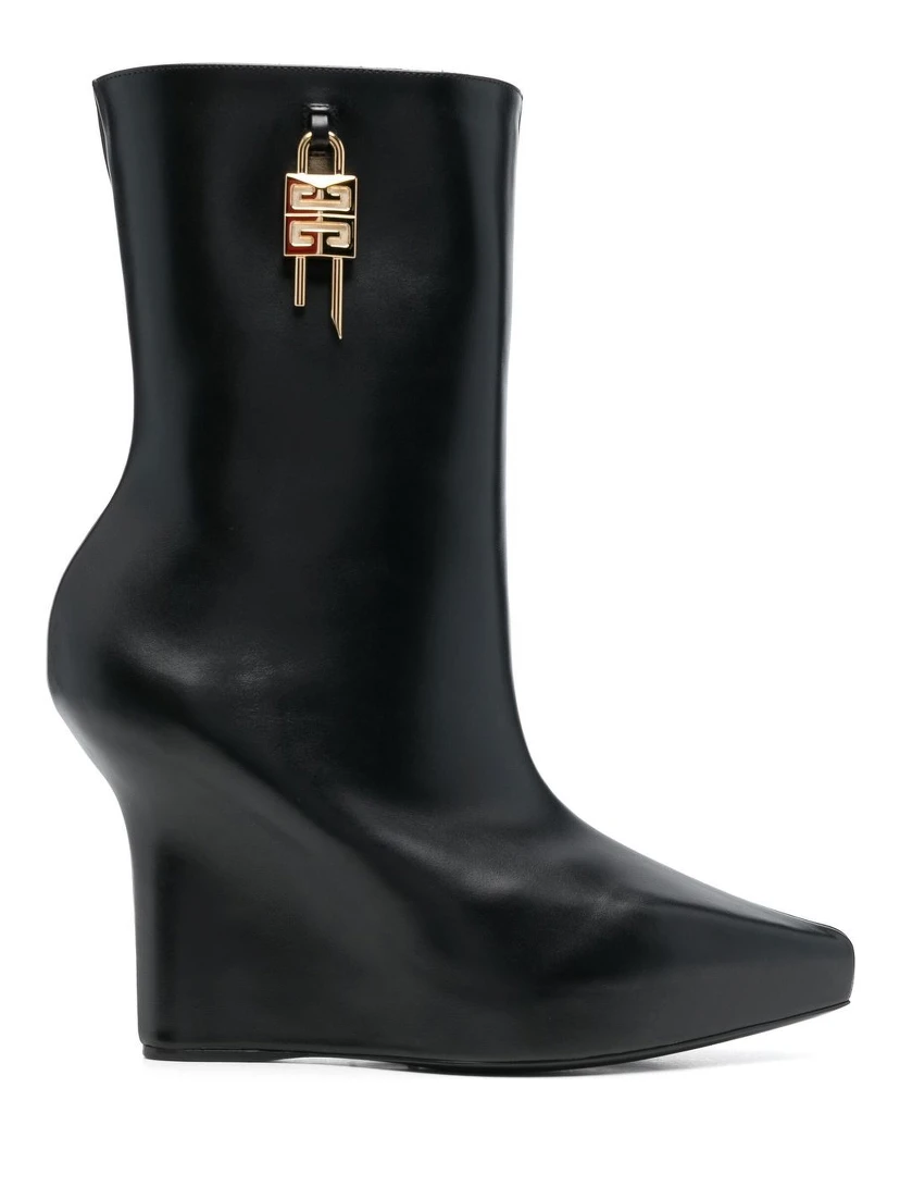 120mm padlock wedge boots