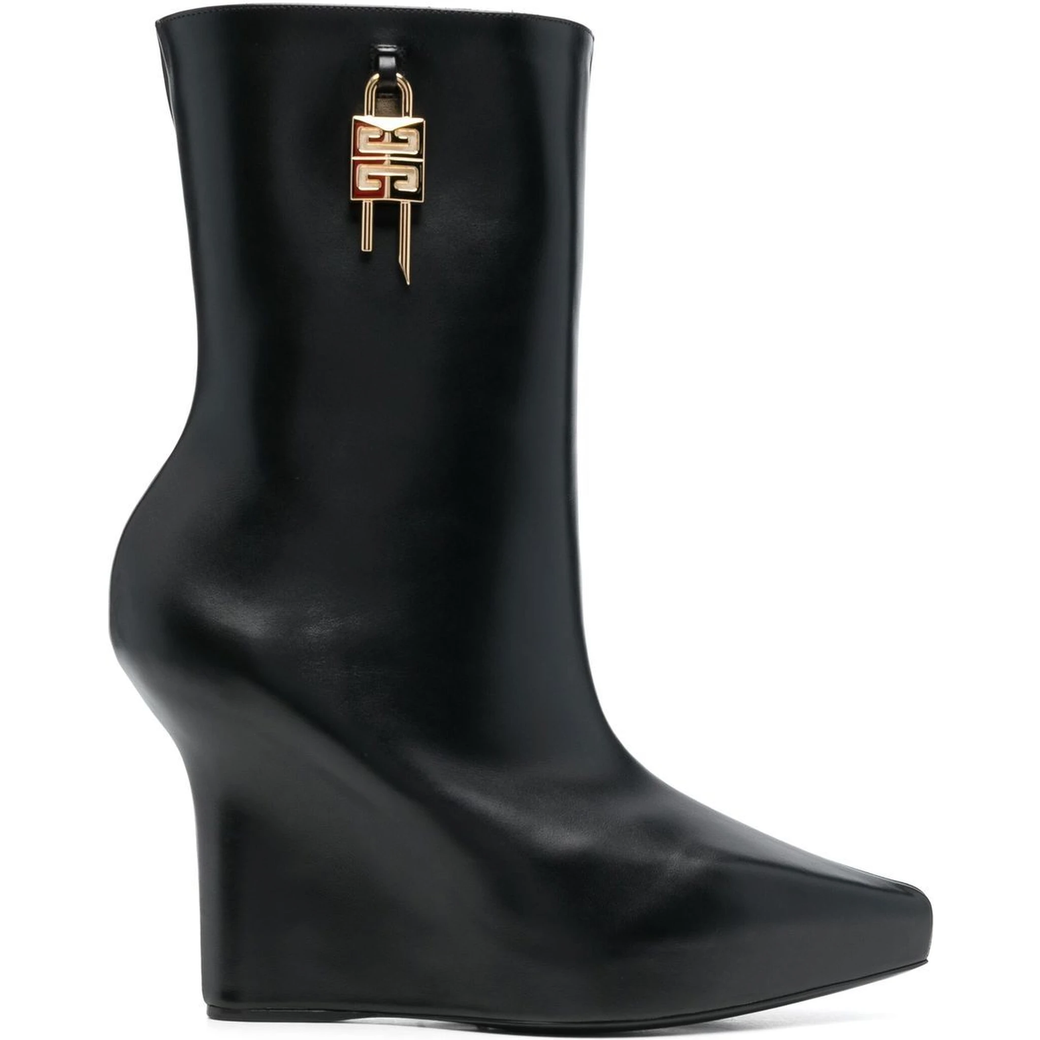120mm padlock wedge boots