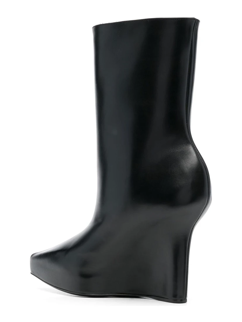 120mm padlock wedge boots