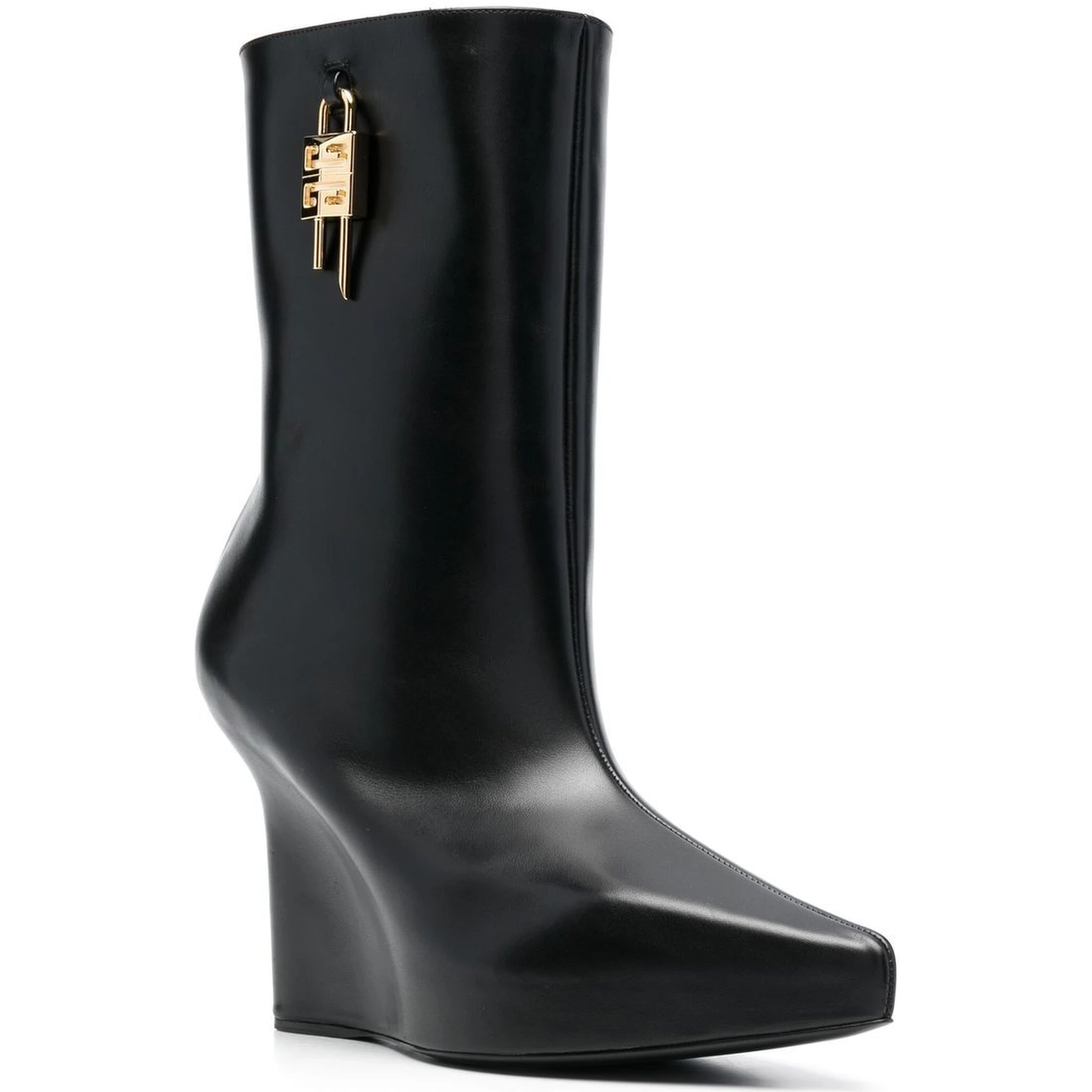 120mm padlock wedge boots